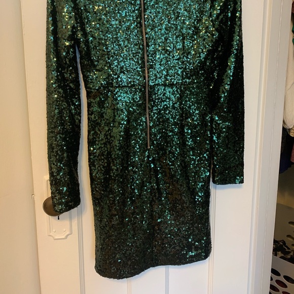 Emerald green sparkle dress - Picture 3 of 3